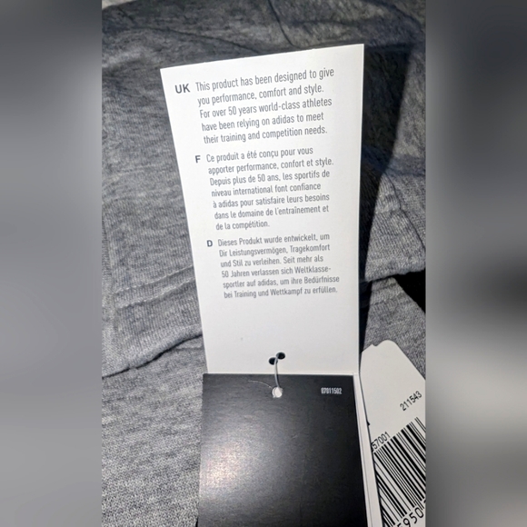 Adidas Performance Corp Fleece Pullover Hoodie *NWT* - Picture 10 of 10